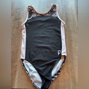 Plum gymnastics leotard. Child large